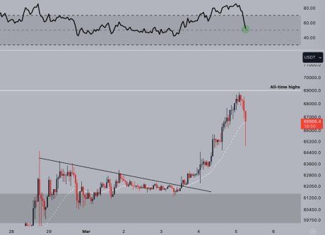 Bitcoin Rally Continues: Analyst Predicts $70,000 Target Soon 1 Bitcoin