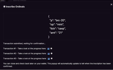 How To Mint BRC-20 Tokens On The Bitcoin Network 9 Bitcoin network